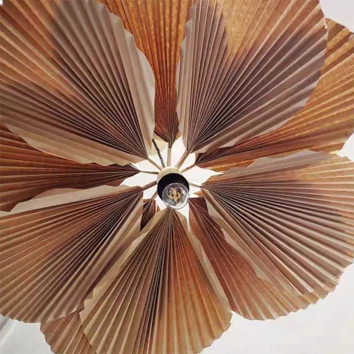 Art Deco-hänglampa med blommotiv HL3432