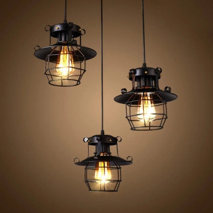 Lysande industriell pendellampa HL3370