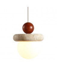 Crème travertin hanglamp kroonluchter HL3479