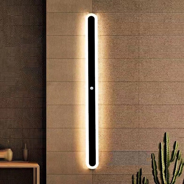 Edge Minimalist Metal Oval IP65 WaterProof Outdoor Wall Light HL3428