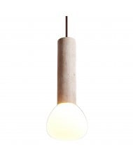 Elegant Travertine Cream Style Pendant Light HL3473
