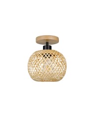 Handmade Ethereal Bamboo Ceiling Light HL3421