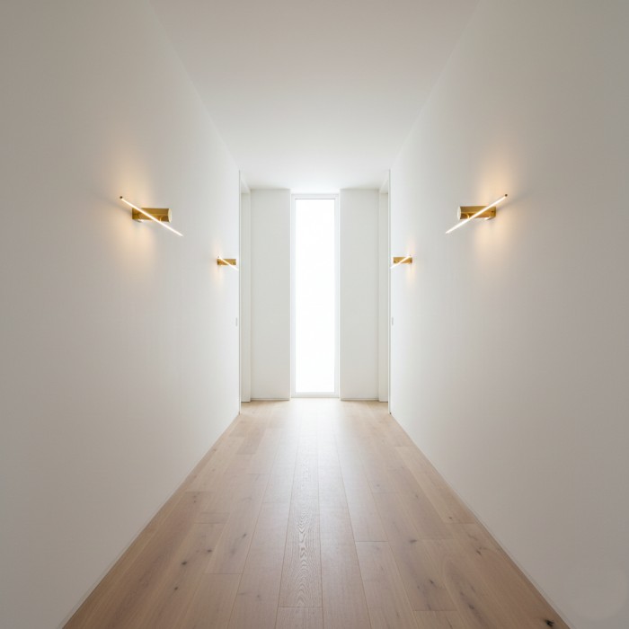 Lampada da parete moderna in metallo Leigh Brilliance HL3348