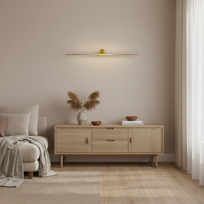 Lampada da parete moderna in metallo Leigh Brilliance HL3348