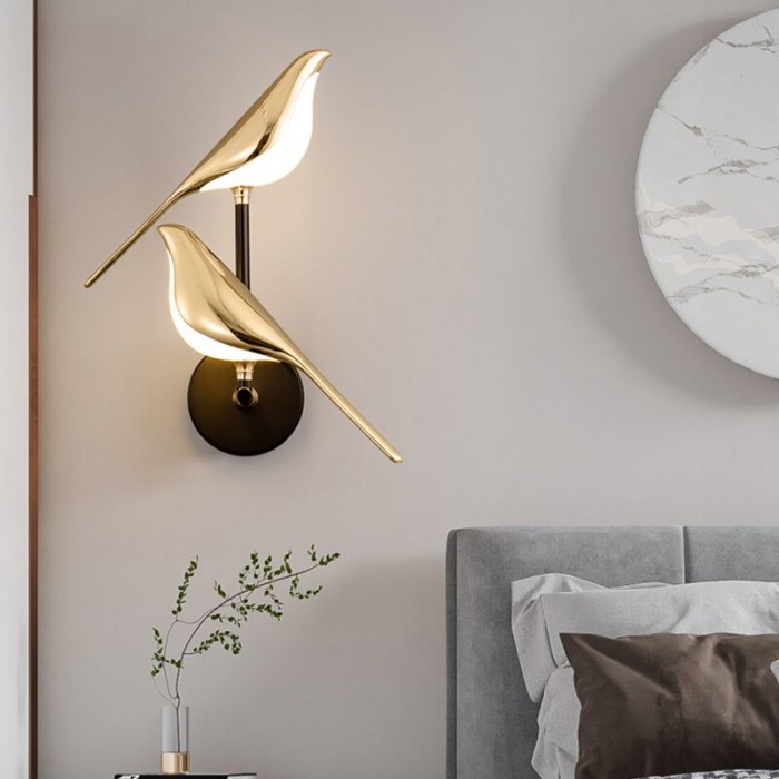 LumiVogel - Moderne wandlamp in vogelvorm HL3323