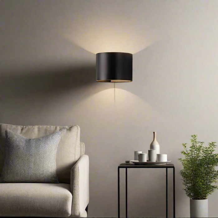 Minimalistische kubusvormige aluminium moderne LED-wandlamp HL3339
