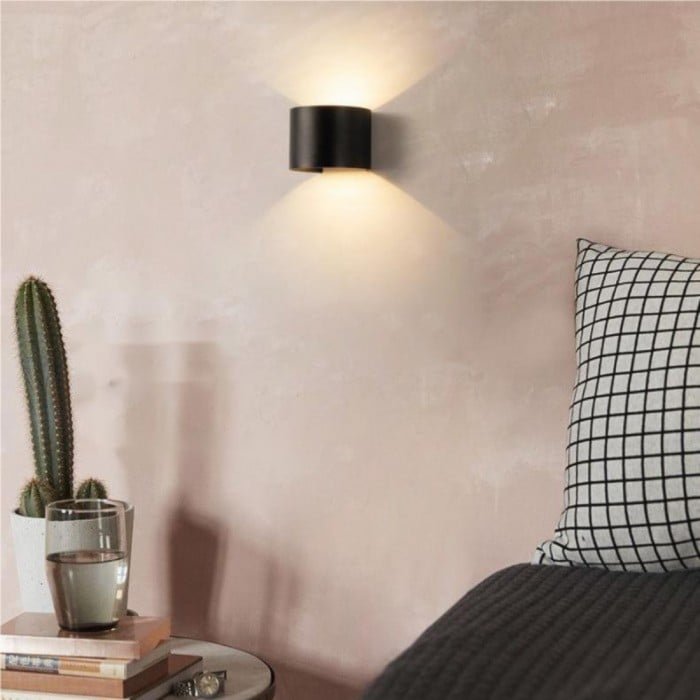 Minimalistische kubusvormige aluminium moderne LED-wandlamp HL3339