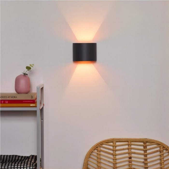 Minimalistische kubusvormige aluminium moderne LED-wandlamp HL3339