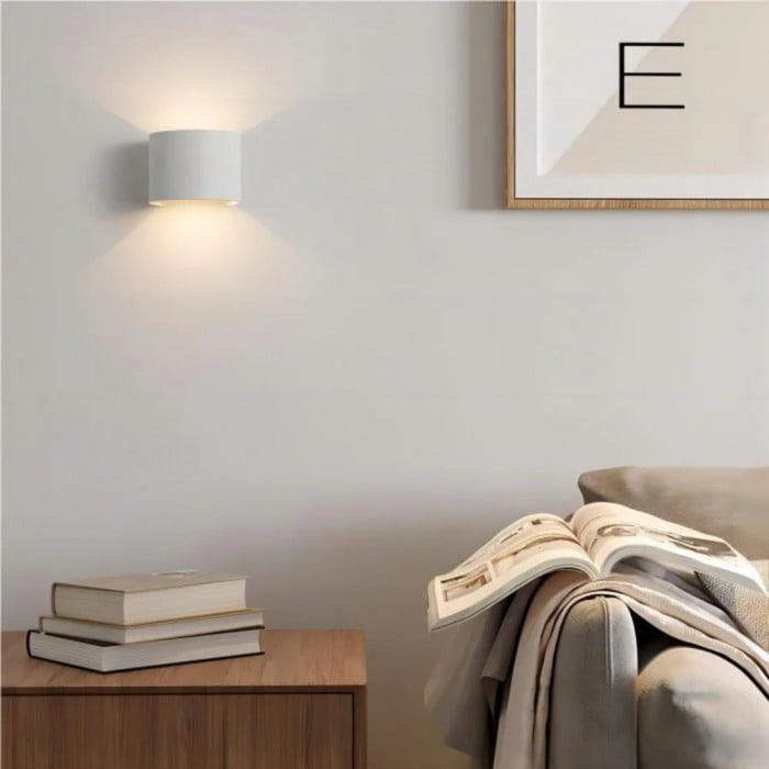 Minimalistische kubusvormige aluminium moderne LED-wandlamp HL3339