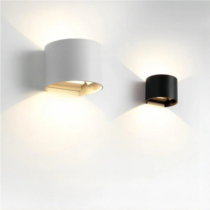 Minimalistische kubusvormige aluminium moderne LED-wandlamp HL3339
