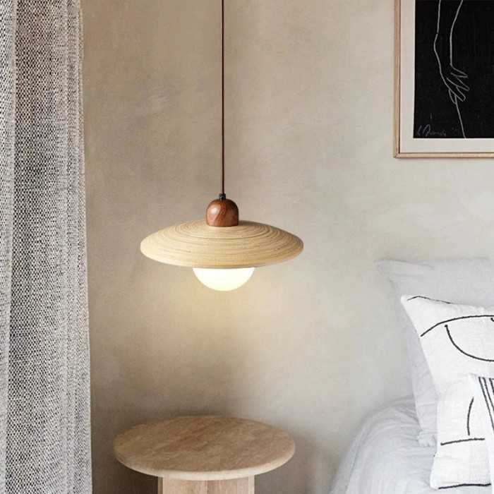Suspension nordique en bambou et bois HL3474