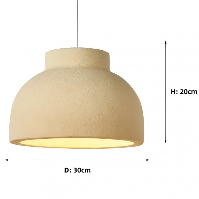 Suspension minimaliste en polystyrène Nordic Bowl HL3382