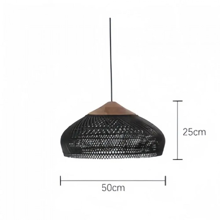 Retro Bohemian Rattan Pendant Light HL3389
