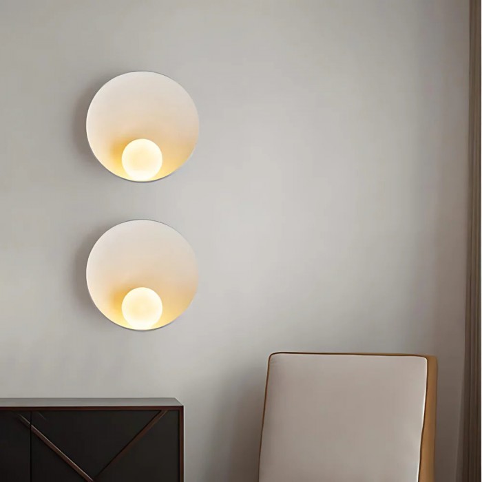 Serenity Modern Resin Japandi Metal Wall Lamp HL3346