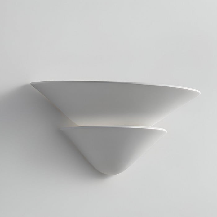 Shellora Wabi-Sabi Plaster Wall Light HL3517