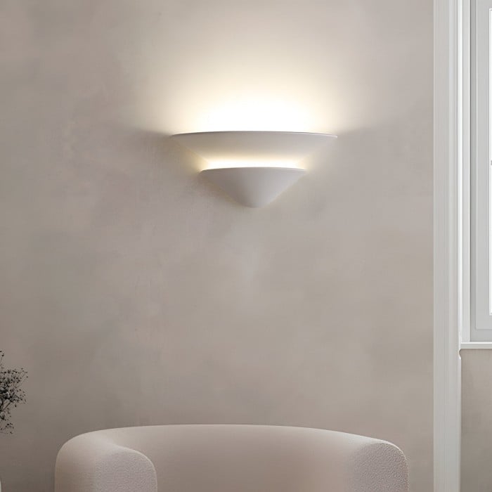 Shellora Wabi-Sabi Plaster Wall Light HL3517