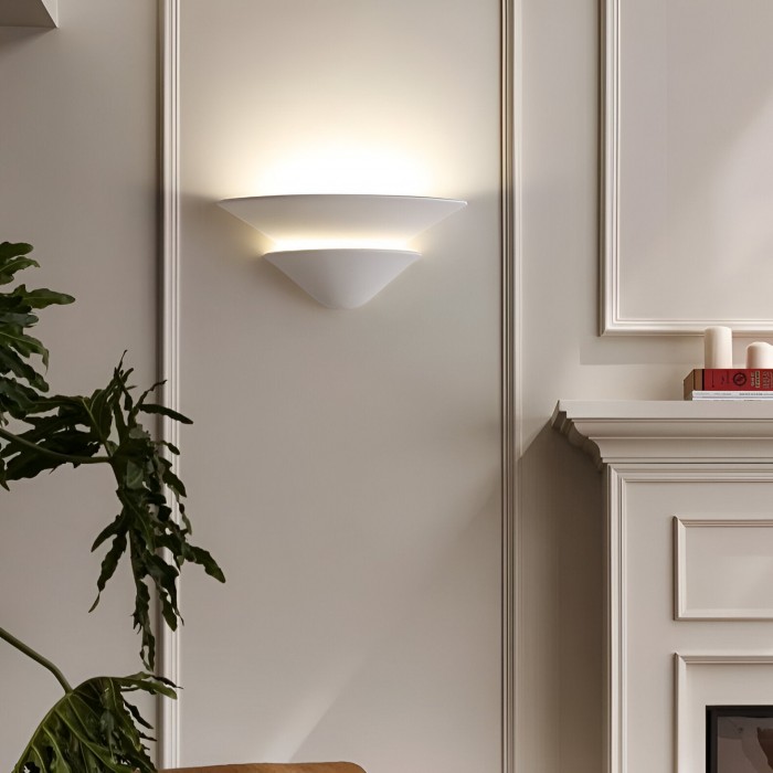 Shellora Wabi-Sabi Plaster Wall Light HL3517