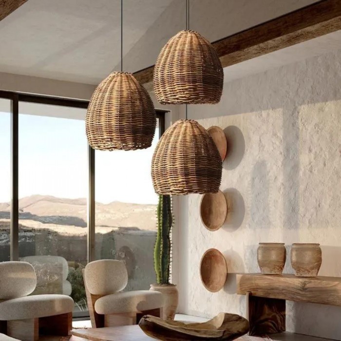 Suspended Quietness Japandi Pendelleuchte HL3380