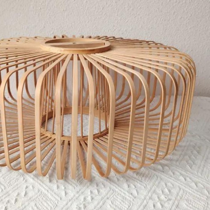 The Solar Illusion Bamboo Pendant Light HL3451