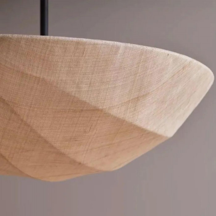Wabi-Sabi taklampa i linne i canvas HL3336