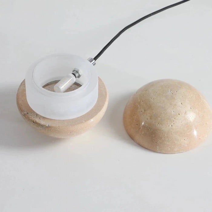 Travertine Lunar Pendant Light HL3471