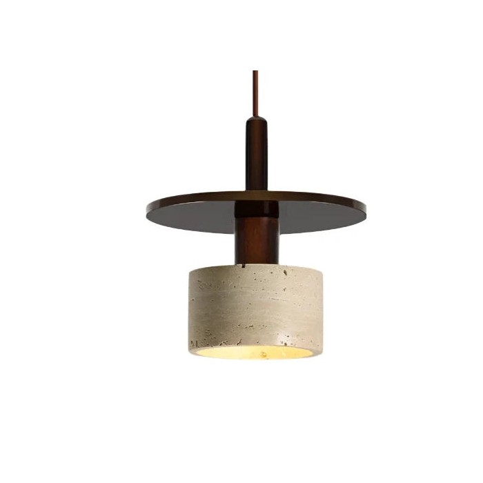 Travertine Vintage Retro Style Pendant Light HL3477
