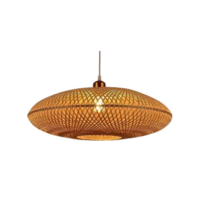 Treasure of the Dawn Bamboo Rattan Pendant Light HL3452