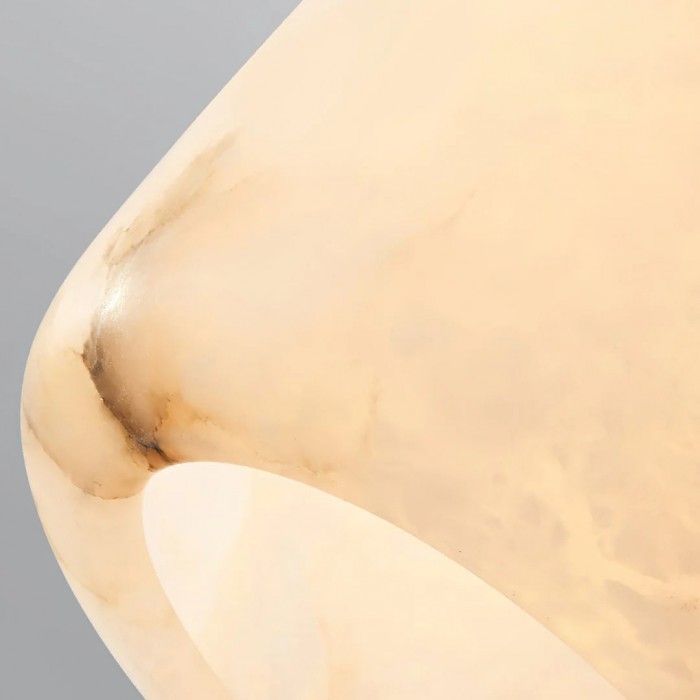 Velia Acorn Alabaster Minimalist Pendant Light HL3497