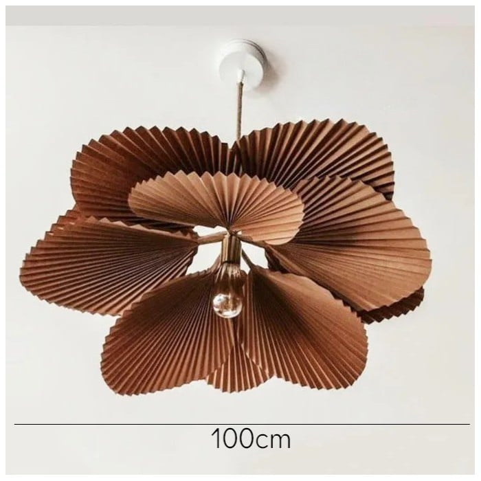 Art Deco-hänglampa med blommotiv HL3432