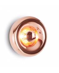 Lampada da parete per esterni lineare minimalista in metallo Edge Smooth HL3518