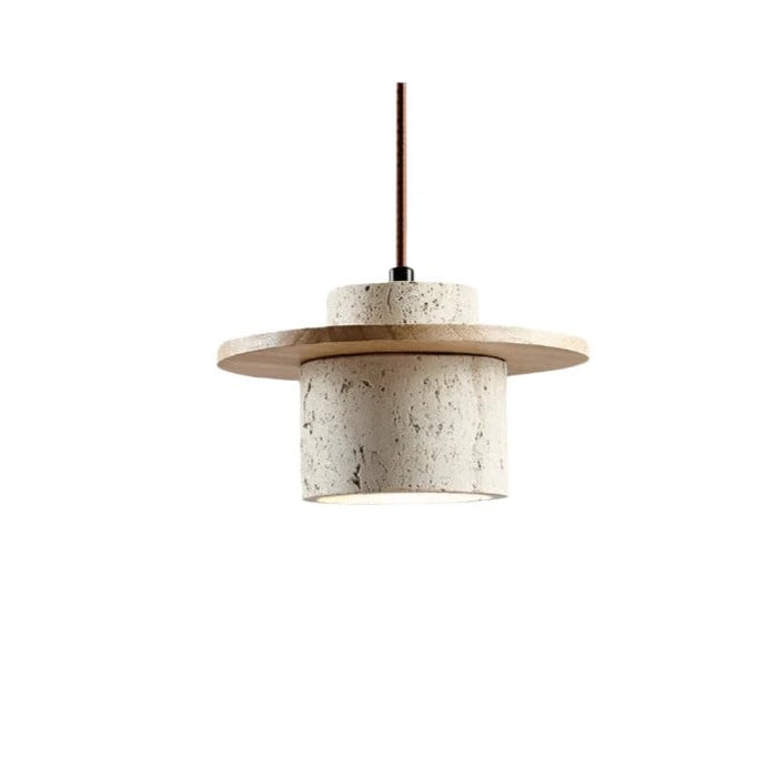 Japansk stil vintage travertin pendellampa HL3468