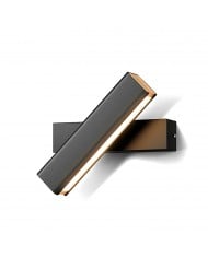 Lampada da parete moderna in metallo Leigh Brilliance HL3348