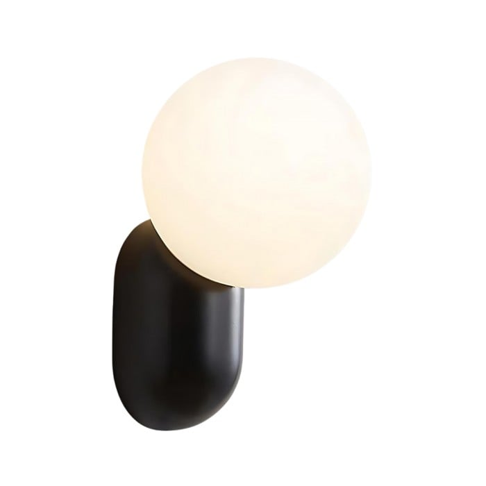 Luma Nordic glazen bolvormige wandlamp HL3337