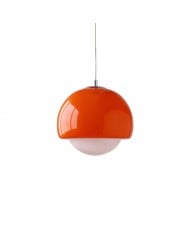 Suspension en verre et corde de chanvre nordique HL3491