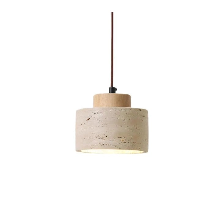 Nordisk minimalistisk pendellampa i travertin HL3467