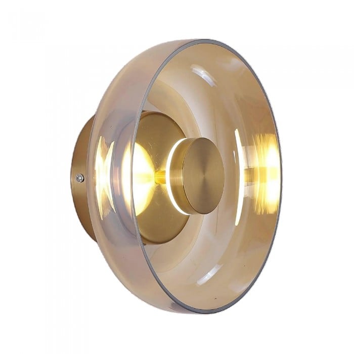 The Shimmering Glow Premium Minimalist Brass Wall Light HL3401