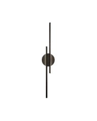Round Travertine Wood Wall Light HL3433
