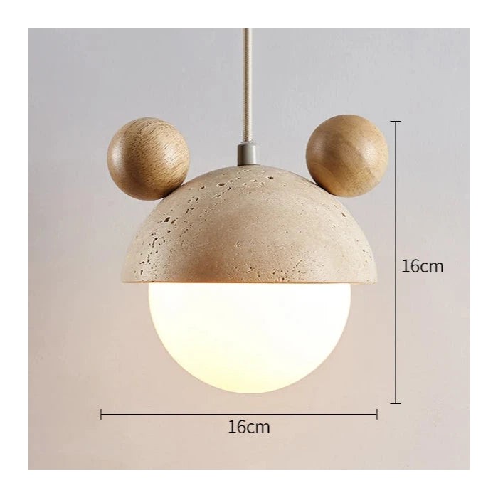 Travertine Micky Pendant Light HL3483