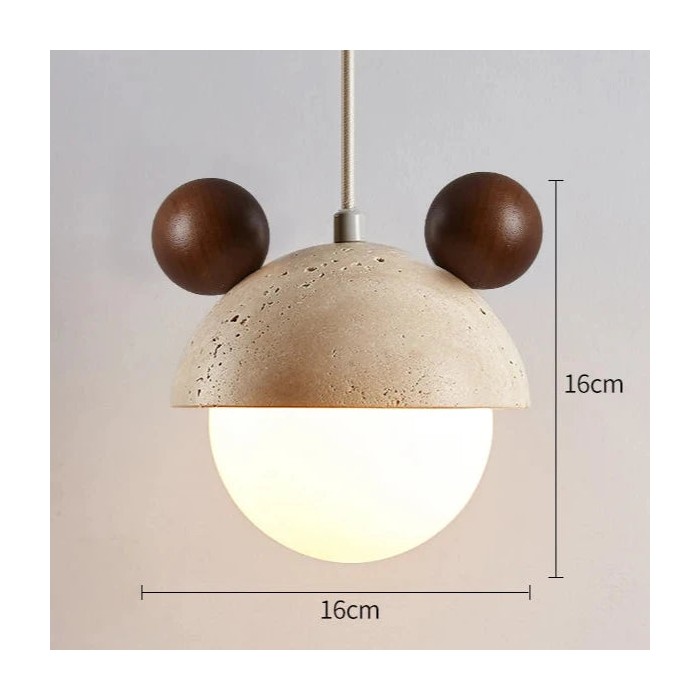 Travertine Micky Pendant Light HL3483
