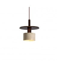 Travertine Yellow Cave Stone Pendant Light HL3488