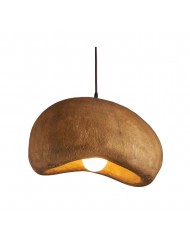 Yellow Travertine Cream Pendant Light HL3449
