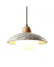 Yellow Travertine Cream Pendant Light HL3449