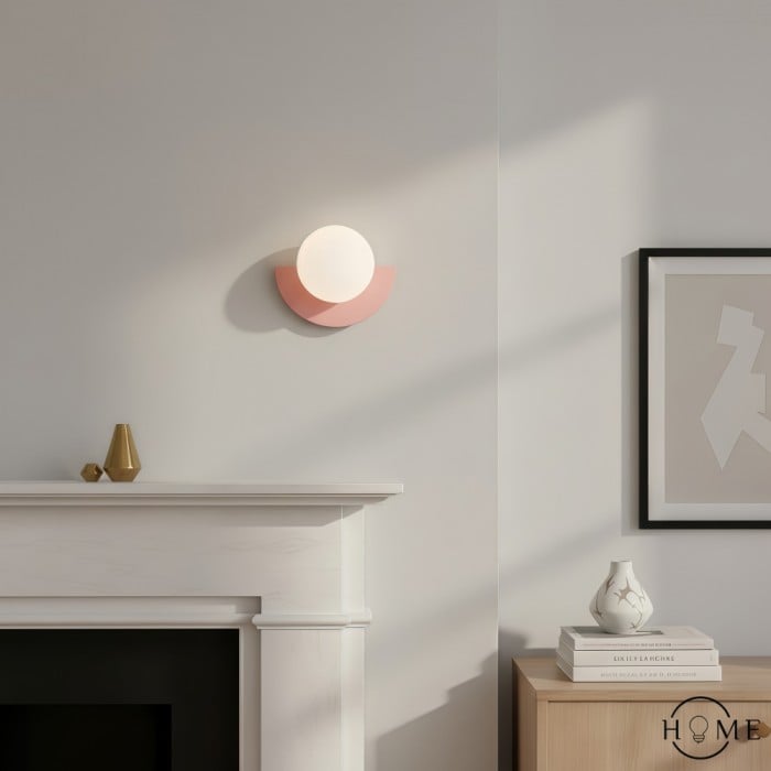 Macaron Färgglad Orb Vägglampa HL305