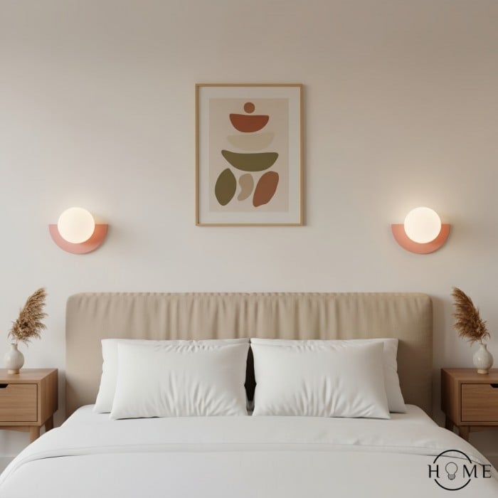 Macaron Färgglad Orb Vägglampa HL305