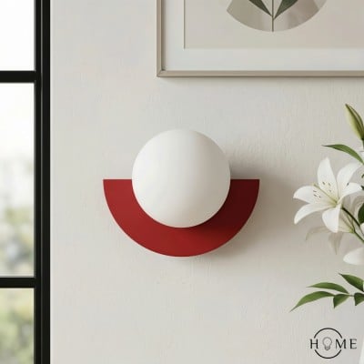 Macaron Färgglad Orb Vägglampa HL305