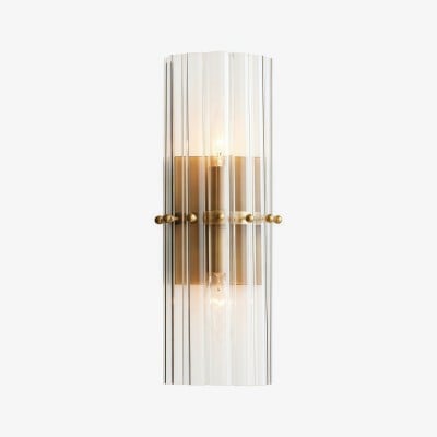 Aplique de pared de cristal Lumora: iluminación elegante para pasillos y dormitorios HL1590