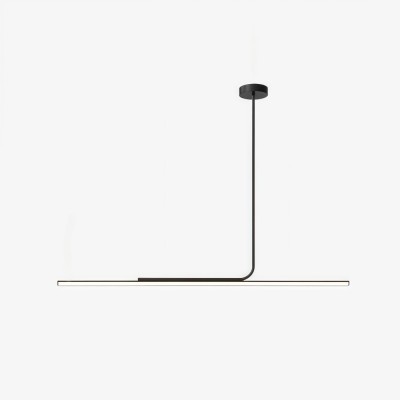 Lámpara colgante lineal asimétrica simple y moderna HL705