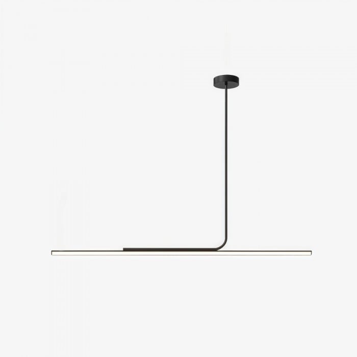 Lámpara colgante lineal asimétrica simple y moderna HL705