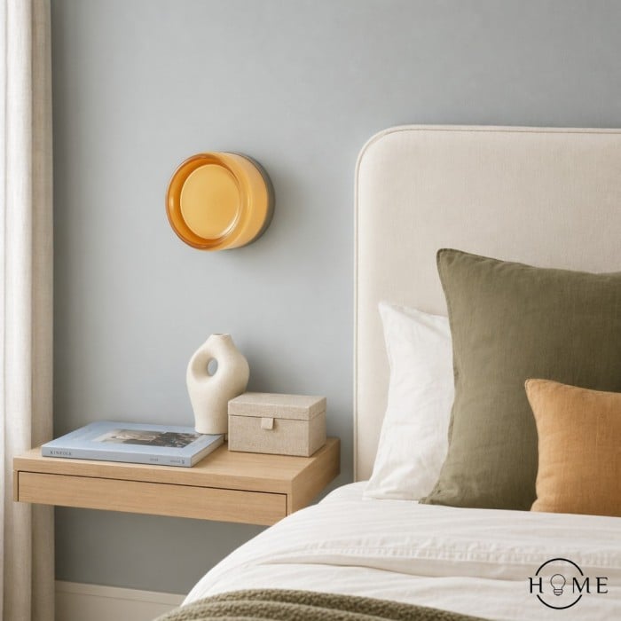 Minimalistyczna Okrągła Lampa ścienna Dimple HL297