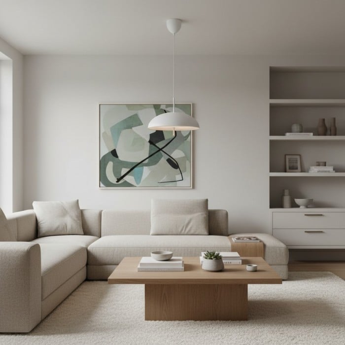 Lámpara colgante Aurelia - Estructura metálica escultural con elegante pantalla para comedor y entrada HL1957